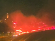 اندلاع حريق ضخم فى قاعدة عسكرية "إسرائيلية" بمستوطنات غوش عتصيون