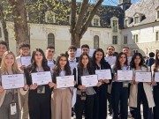 مدرسة القدس الأمريكية تفوز بجائزة افضل مندوب في مؤتمر RIMUN XIV بفرنسا