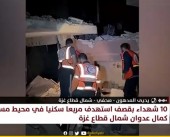 الصحفي يحيى المدهون يرصد الأحداث الميدانية في مخيم جباليا شمال قطاع غزة