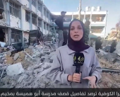 الكوفية ترصد آثار الدمار الذي خلفه قصف الاحتلال على مدرسة «أبوهميسة» في مخيم البريج وسط قطاع غزة