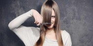 خطوات قص غرة الشعر بالمنزل
