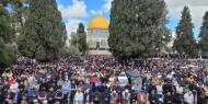 90 ألفا يؤدون صلاة الجمعة الأولى من رمضان بالمسجد الأقصى