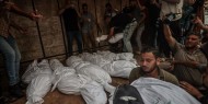 انتشال جثامين شهداء من تحت أنقاض منزل عائلة أبو الطرابيش في بيت لاهيا