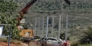 الاحتلال يشرع بإقامة جدار حول بلدة سنجل