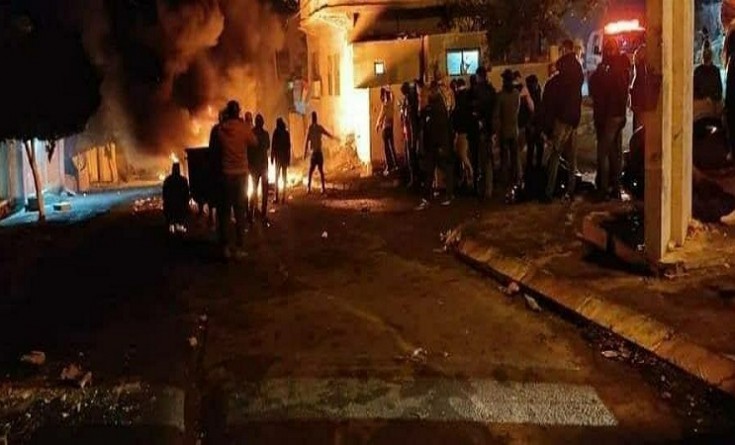 إصابات بالاختناق خلال مواجهات مع الاحتلال على مدخل قرية برقة