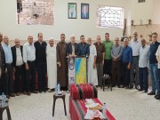 لجنة اللاجئين في حركة فتح تستكمل سلسلة زياراتها للمخاتير بمحافظة الشمال