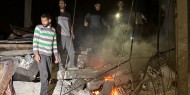مصابون جراء قصف الاحتلال لمحيط مسجد القسام بمشروع بيت لاهيا شمال القطاع