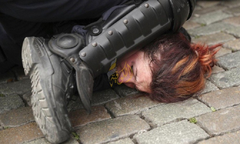 من تظاهرات الأسبوع الماضي في باريس